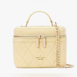 Kate Spade RARE Carey Trunk Leather Quilted Crossbody